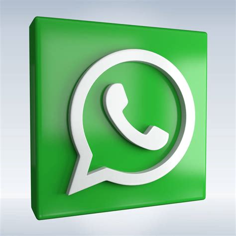 Whatsapp 3D Logo Icon 3D Model