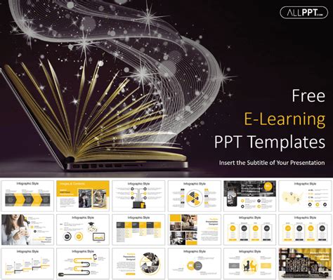 25 Free Education Powerpoint Templates For Online Lessons And Thesis