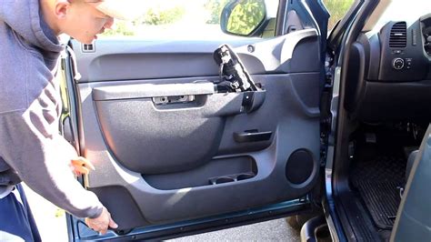 GMC Sierra Front door speaker install replace change 2013 extended cab