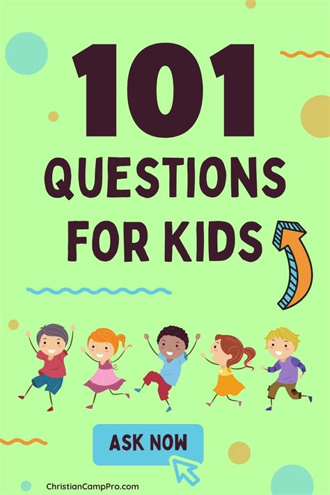 101 Questions For Kids Christian Camp Pro