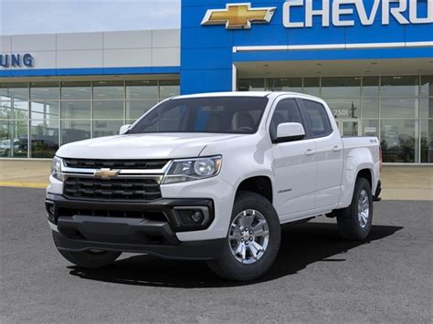 New 2021 Chevrolet Colorado Lt 4d Crew Cab Summit White For Sale In