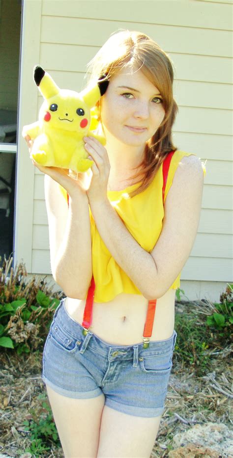 pretty misty cosplay she loves pikachu starring xazuxnyanxemi