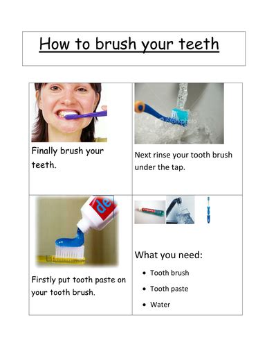 Cat teeth require brushing and annual cleaning. Instructions - How to clean your teeth | Teaching Resources