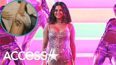A guide to the singer and actor's body art. Selena Gomez Gets Tattoo On Her Upper Thigh - See The New ...