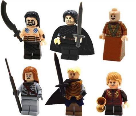 Game Of Thrones Collection Sets Lego Minifigures Compatible Building