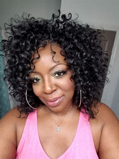 Ace Freetress Crochet Curly Hairstyle With Layer