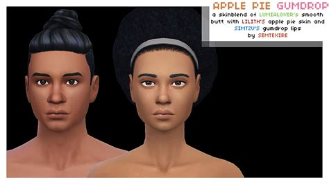 My Sims 4 Blog Apple Pie Gumdrop Skin By Semtexire