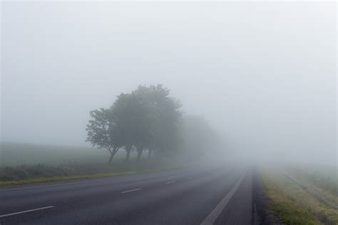 Free Images Horizon Fog Mist Morning Rain Highway Wet Dawn
