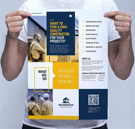 Construction Company Poster Template In Psd Ai And Vector Brandpacks