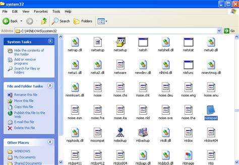 Notepad In Xp System32 Dir 1024×709 The Security Blogger