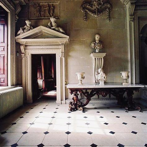 Stone Hall At Houghton Hall In Norfolk England Houghton Hall