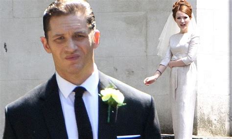 Tom Hardy And Emily Browning Shoot Wedding Scene For Krays Film Legend