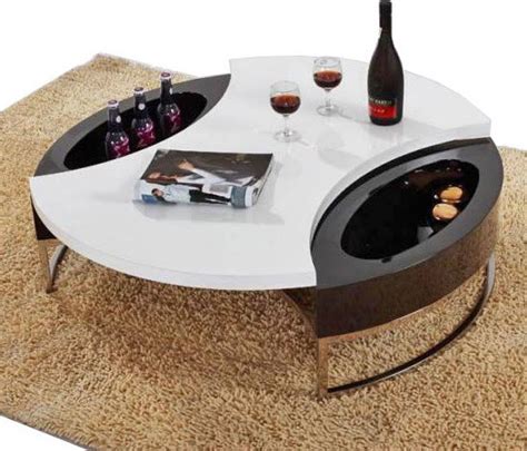 Beautiful modern coffee tables for your living room, including stylish and affordable coffee table ideas for every decorating style & budget! MODERN BLACK AND WHITE ROUND TOP COFFEE TABLE WITH STORAGE ...