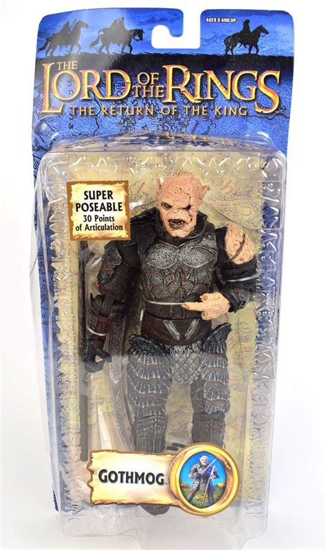 Lord Of The Rings Epic Trilogy Gothmog 6 Action Figure Rotk Toy Biz