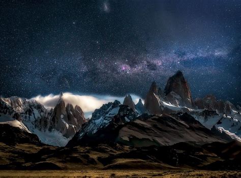 Argentina This Is A Single 30 Seconds Exposure Mountains Have Been