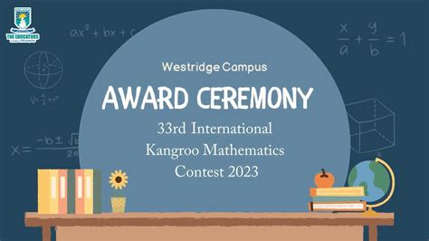 Award Ceremony Of 33rd International Kangaroo Mathematics Contest 2023