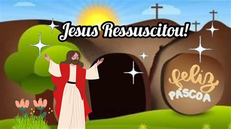Background Jesus Ressuscitou Fundo Animado PÁscoa CristÃ Tia
