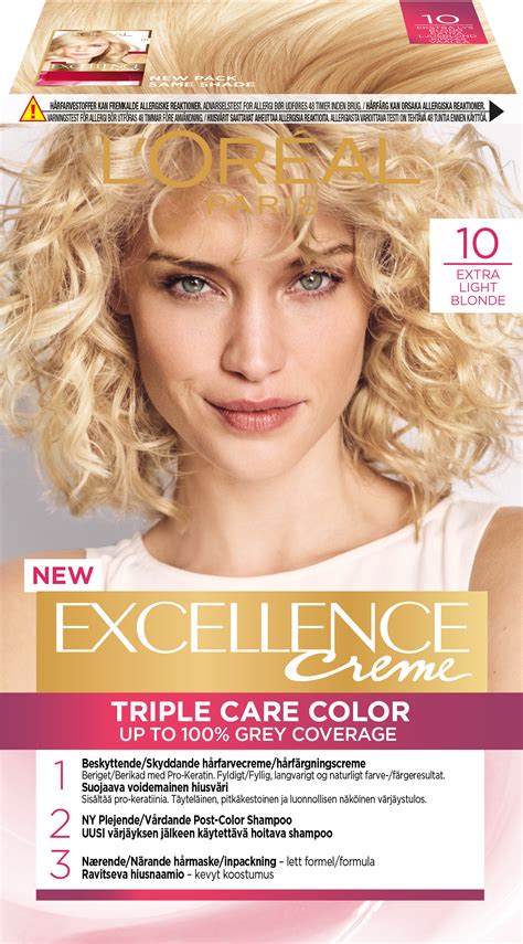 l oréal paris excellence creme 10 extra light blonde