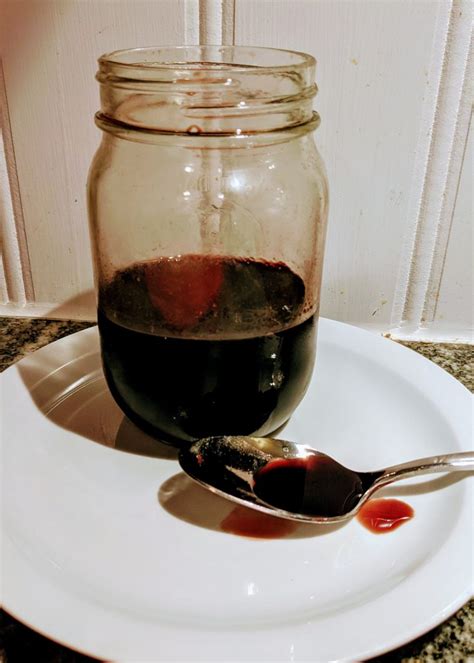 Home Canned Elderberry Syrup Preserved Home