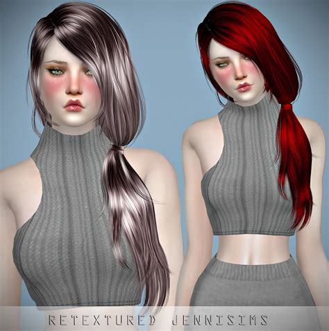 Newsea Tellme Hair Retexture Sims 4 Hair