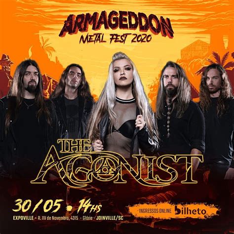 The Agonist é a primeira atração internacional confirmada no line up do Armageddon Metal Fest