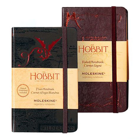 Limited Edition Hobbit Moleskine Notebooks