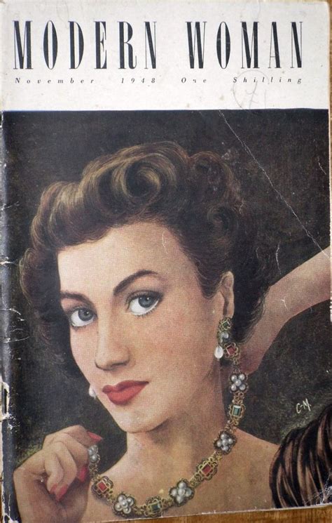 Modern Woman Magazine From November 1948 Women Magazines Vintage