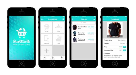 Connect with them on dribbble; ShopWithMe iPhone Android Mobile App Design