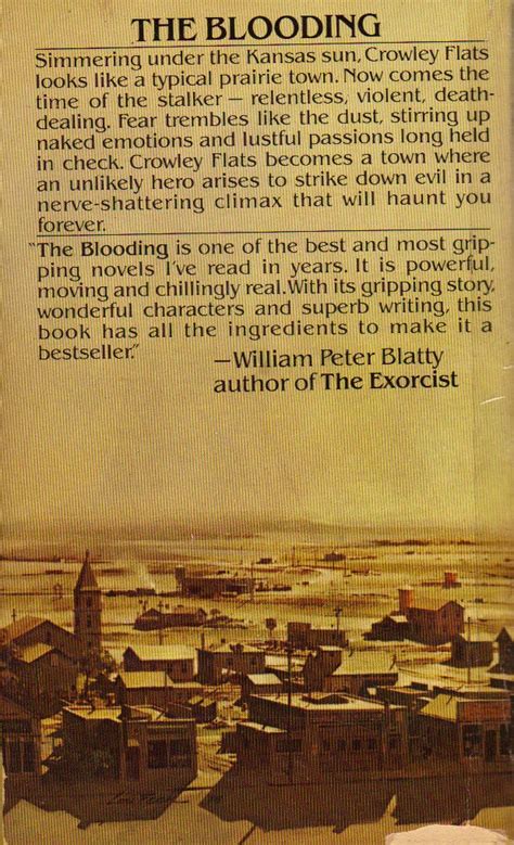 Too Much Horror Fiction The Blooding By William Darrid 1979 The