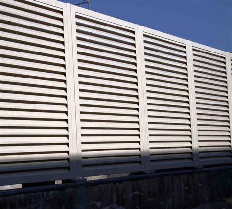 Louvered Fence Systems Gallery The American Fence Company