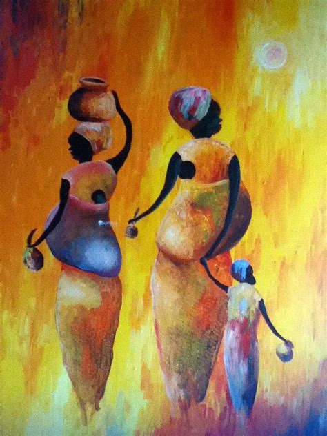 Custom Made To Order African Culture And Life Painting From Kampala