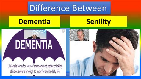 Difference Between Dementia And Senility Youtube