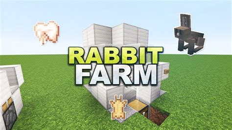 Minecraft Automatic Rabbit Farm And Cooker Hasen Farm Tutorial 1