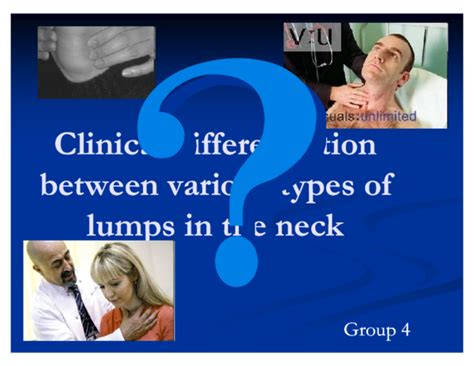 Ppt Clinical Differentiation Between Various Types Of Lumps In The