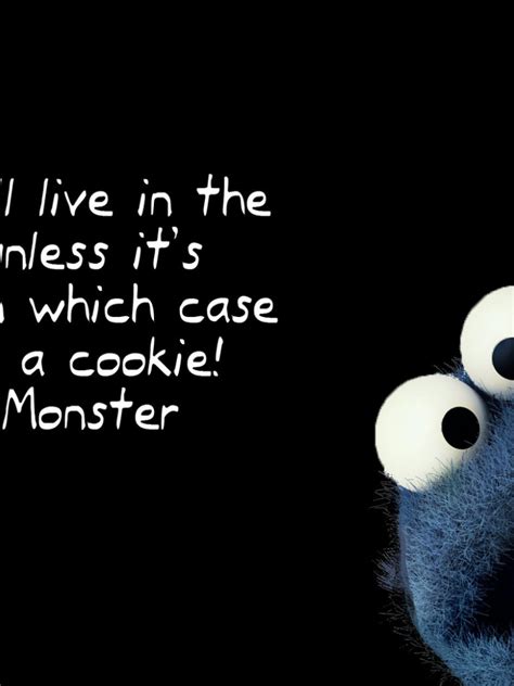 free download cookie monster quote wallpaper 17803 [1680x1050] for your desktop mobile and tablet