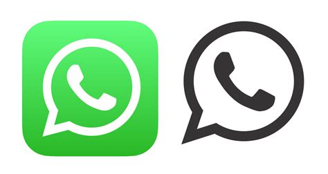 Vector Whatsapp Logo Black And White Whatsapp Black Vector Logo