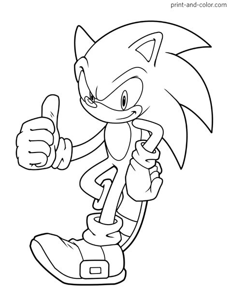 Sonic The Hedgehog Coloring Pages Coloringpages234