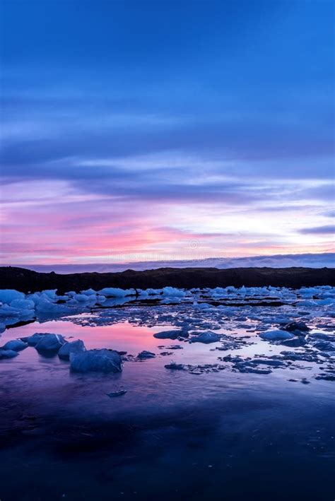 Iceberg In Jokulsarlon Glacial Lagoon Stock Image Image Of Colorful