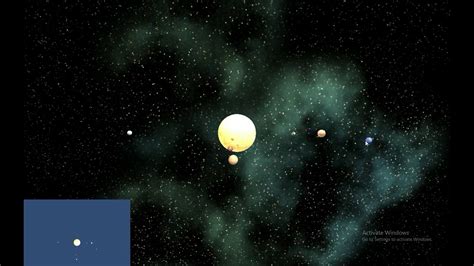 Solar System Simulation Using Unity 3d Game Engine Youtube