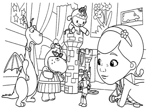 Descargue e imprima gratis dibujos para colorear – Doctora Juguetes