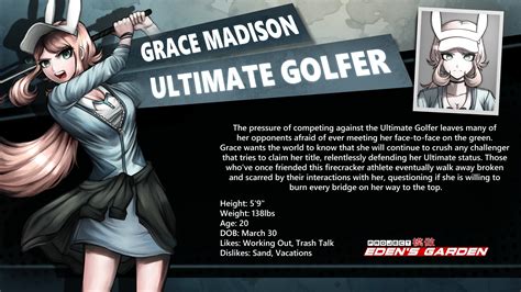 Grace Madison In 2023 Garden Of Eden Danganronpa Eden Game