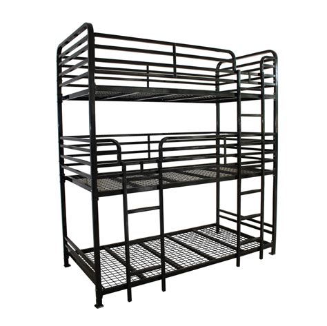 Dallas Metal Triple Bunk Bed Commercial Use Ess Universal