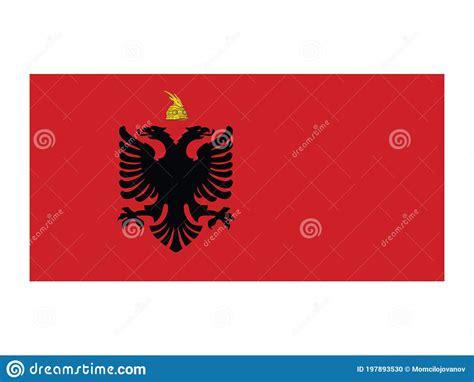 Flag Of Albania 1943â€ 1944 Stock Vector Illustration Of 19121914