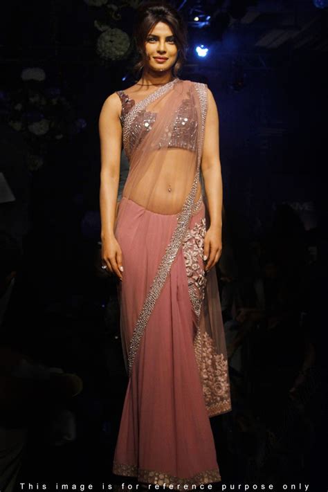 Priyanka Chopra Wedding Saree Boutique Online Pink Net Indian Sari U