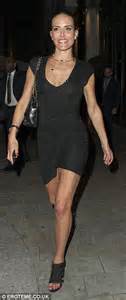 Sophie Anderton Cuts A Sexy Silhouette In Daring Lbd Daily Mail Online