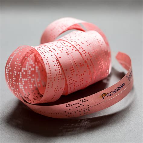 Reading Punched Paper Tape — Icl Ces Computer Education In Schools
