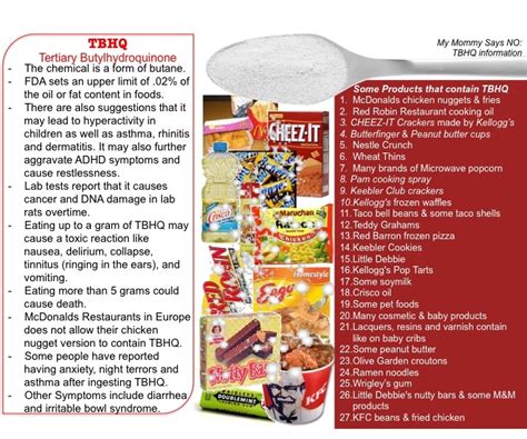 Tbhq is a preservative that is pervasive in processed foods. Information every mom should know about the TBHQ Food ...