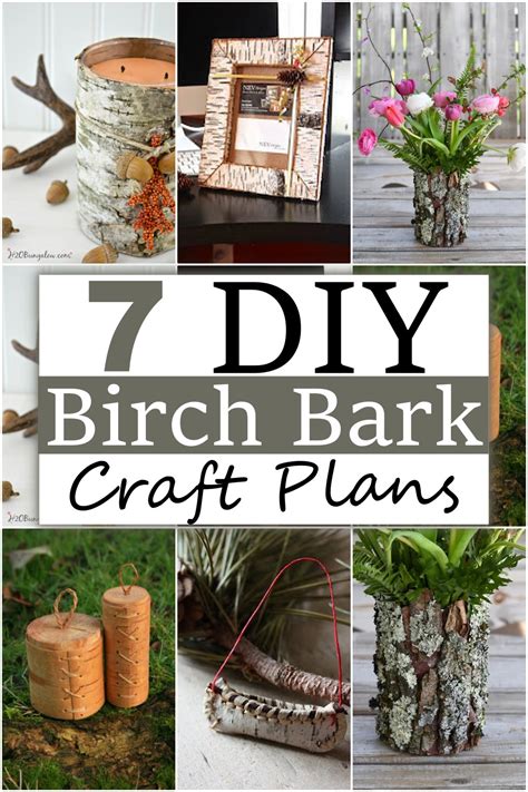 7 Diy Birch Bark Craft Plans Diy Crafts