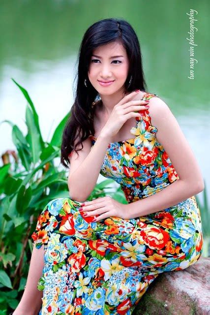Myanmar Celebrities Yu Thandar Tin Myanmar Model Girl Myanmar