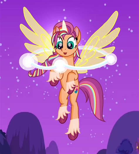 Mlp A New Generation Sunny Becomes An Alicorn By Snowflakefrostyt On